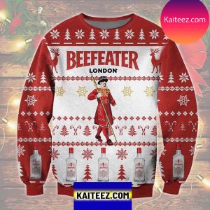 Beefeater London Dry Gin 3D Christmas Ugly Sweater