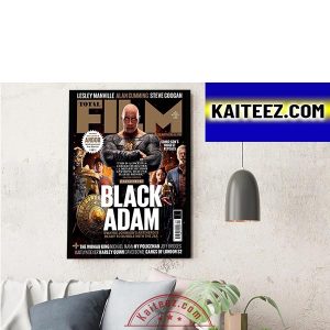 Black Adam Total Film Magazine Cover ArtDecor Poster Canvas