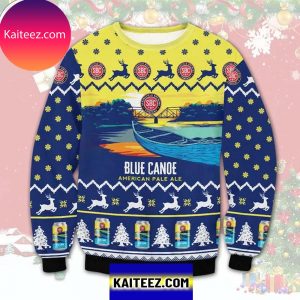 Blue Canoe American Pale Ale 3D Christmas Ugly Sweater