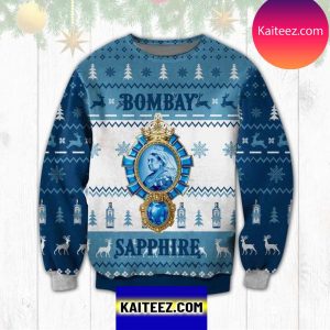 Bombay Sapphire 3D Christmas Ugly Sweater