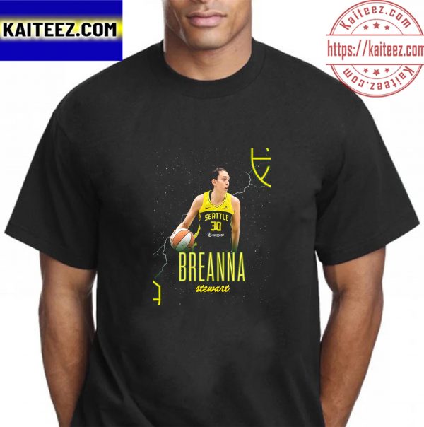 Breanna Stewart In Seattle Storm WNBA Vintage T-Shirt