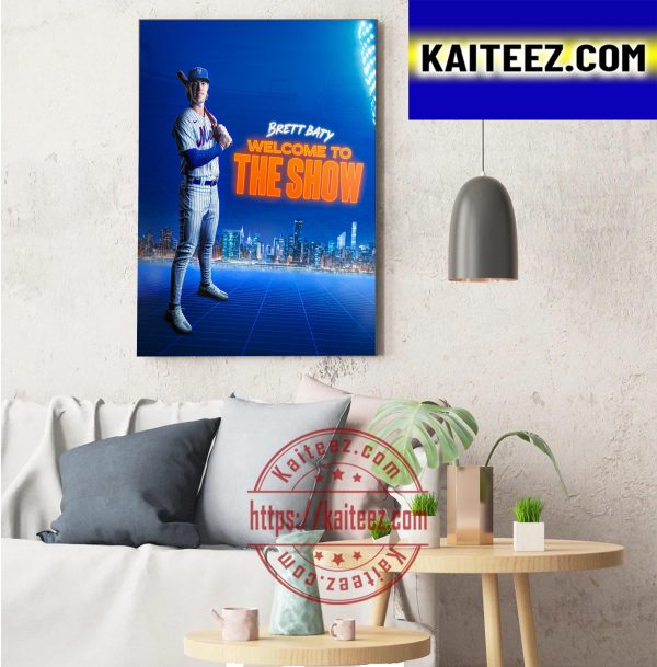 Brett Baty Welcome To The Show Decorations Poster Canvas