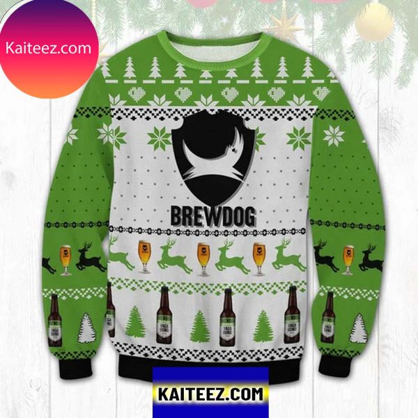 Brewdog Beer 3D Christmas Ugly Sweater