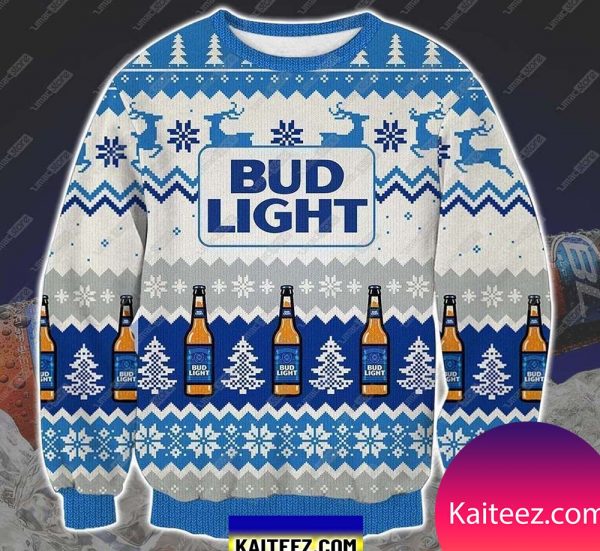 Bud Light Christmas Ugly Sweater