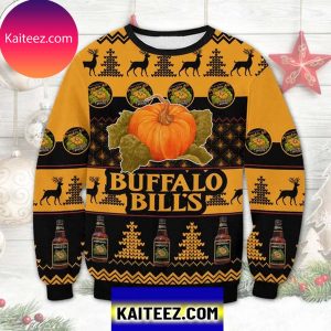 Buffalo Bill Pumpkin Ale 3D Christmas Ugly Sweater