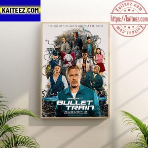 Bullet Train New Poster Canvas