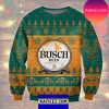 Busch Beer Product Of Usa Logo 3D Christmas Ugly Sweater