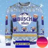 Busch Beer Product Of Usa Logo 3D Christmas Ugly Sweater