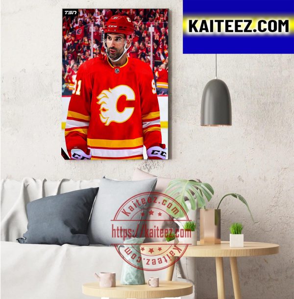 Calgary Flames Have Signed Nazem Kadri Decor Poster Canvas