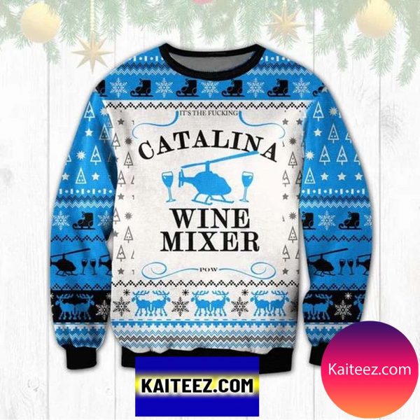 Catalina Wine Mixer 3D Christmas Ugly Sweater