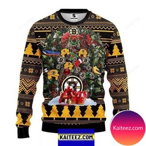 Christmas Tree Boston Bruins Christmas  Ugly Sweater