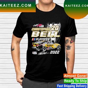 Christopher Bell Joe Gibbs Racing Team Collection Black NASCAR Cup Series Playoffs T-shirt