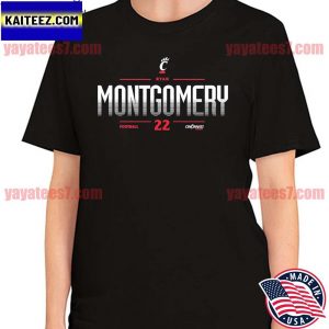 Cincinnati Bearcats football 22 Ryan Montgomery T-shirt