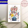 Congratulations Lionesses England Champions WEURO 2022 First Ever European Championship Wall Decor Poster Canvas