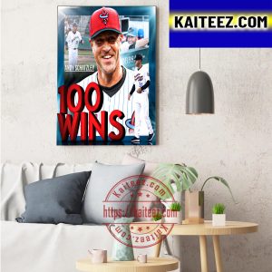 Congratulations to Andy Schatzley 100 Wins Home Decor Poster Canvas