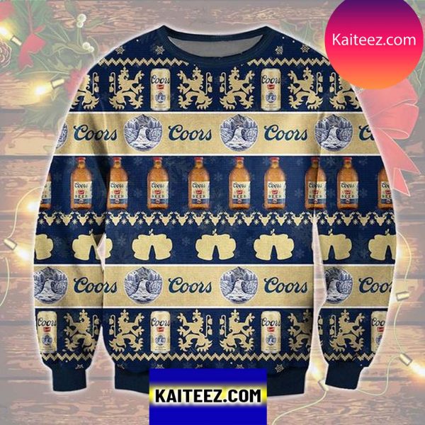 Coors Beer 3D Christmas Ugly Sweater