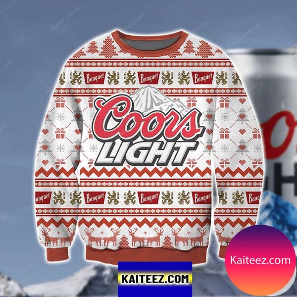 Coors Light Christmas Ugly Sweater