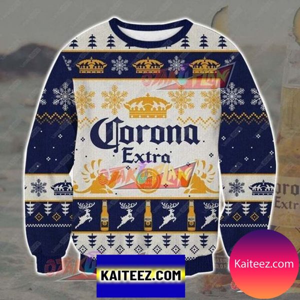 Corona Extra 3D Christmas Ugly Sweater