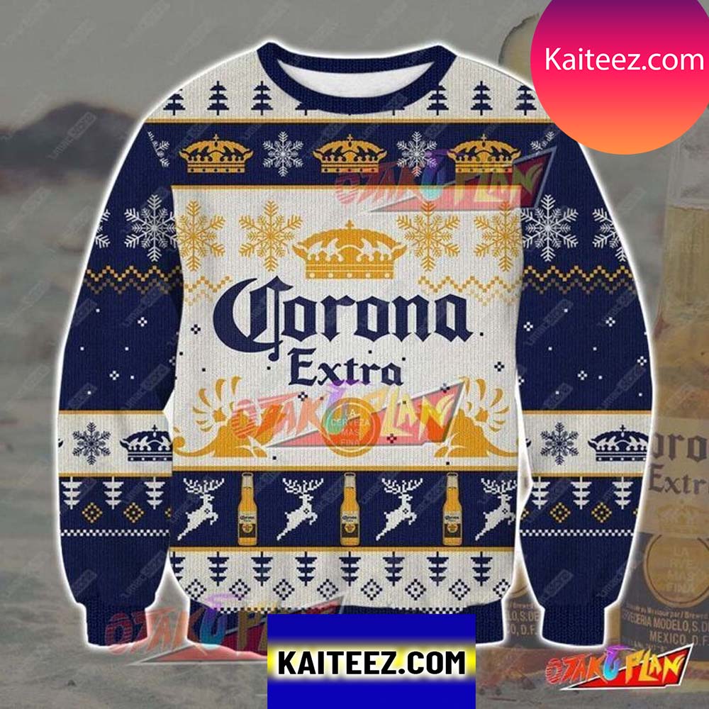 Corona Extra Christmas Ugly Sweater - Kaiteez