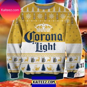 Corona Light Beer Knitting Pattern Christmas Ugly Sweater