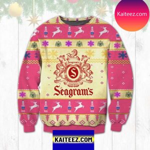 Craftsmanship Seagram’s 3D Christmas Ugly Sweater