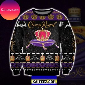 Crown Royal Knitting Pattern 3d Print Ugly Sweater