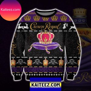 Crown Royal Knitting Pattern 3d Print Ugly Sweater