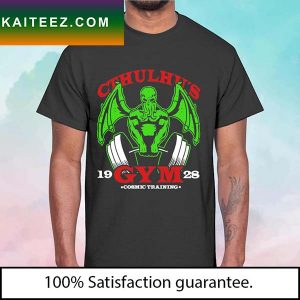 Cthulhu’s gym cosmic training T-shirt