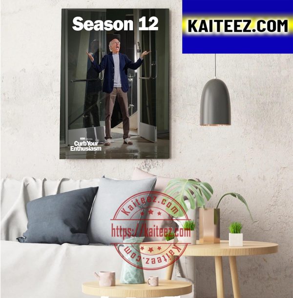 Curb Your Enthusiasm Season 12 Decorations Poster Canvas