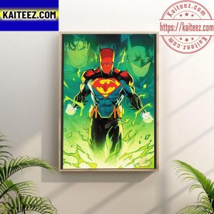 DC Comics Superman x Batman Superpowers Wall Decor Poster Canvas