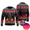 Darts And Beer Noel Pattern Personalized Gifts For Dart Players Sport Lovers Christmas Ugly Sweater