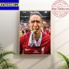 Congratulations Liverpool 2022 Community Shield Winners Wall Decor Poster Canvas
