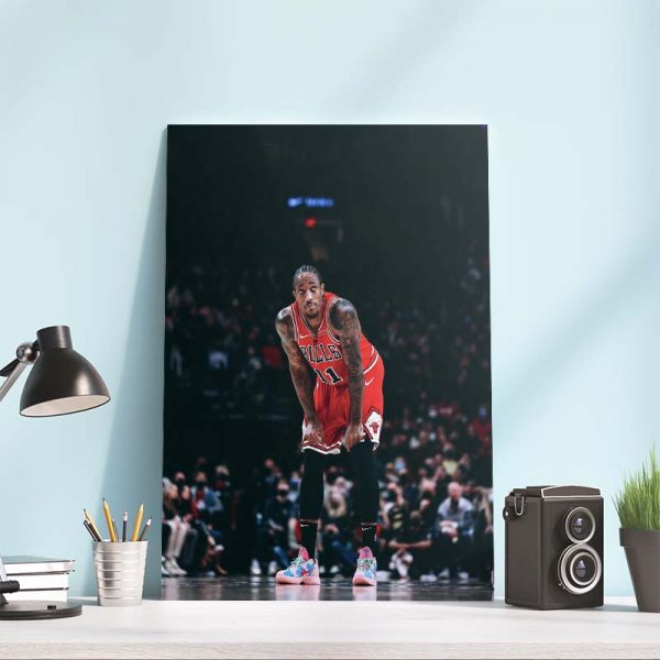 DeMar DeRozan The King of the Fourth Poster Canvas
