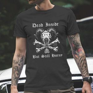Dead Inside But Still Horny Symbol  T-shirt