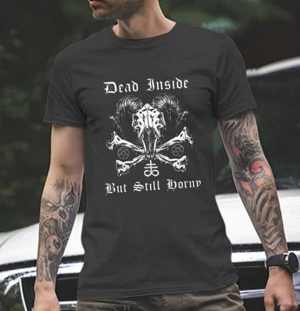 Dead Inside But Still Horny Symbol T-shirt - Kaiteez