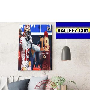 Deebo Samuel San Francisco 49ers In The NFL Top 100 ArtDecor Poster Canvas