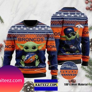 Denver Broncos Christmas  Holiday Ugly Party  Ugly Sweater