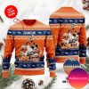 Denver Broncos Football Team Logo Custom Name Personalized Christmas Ugly Sweater