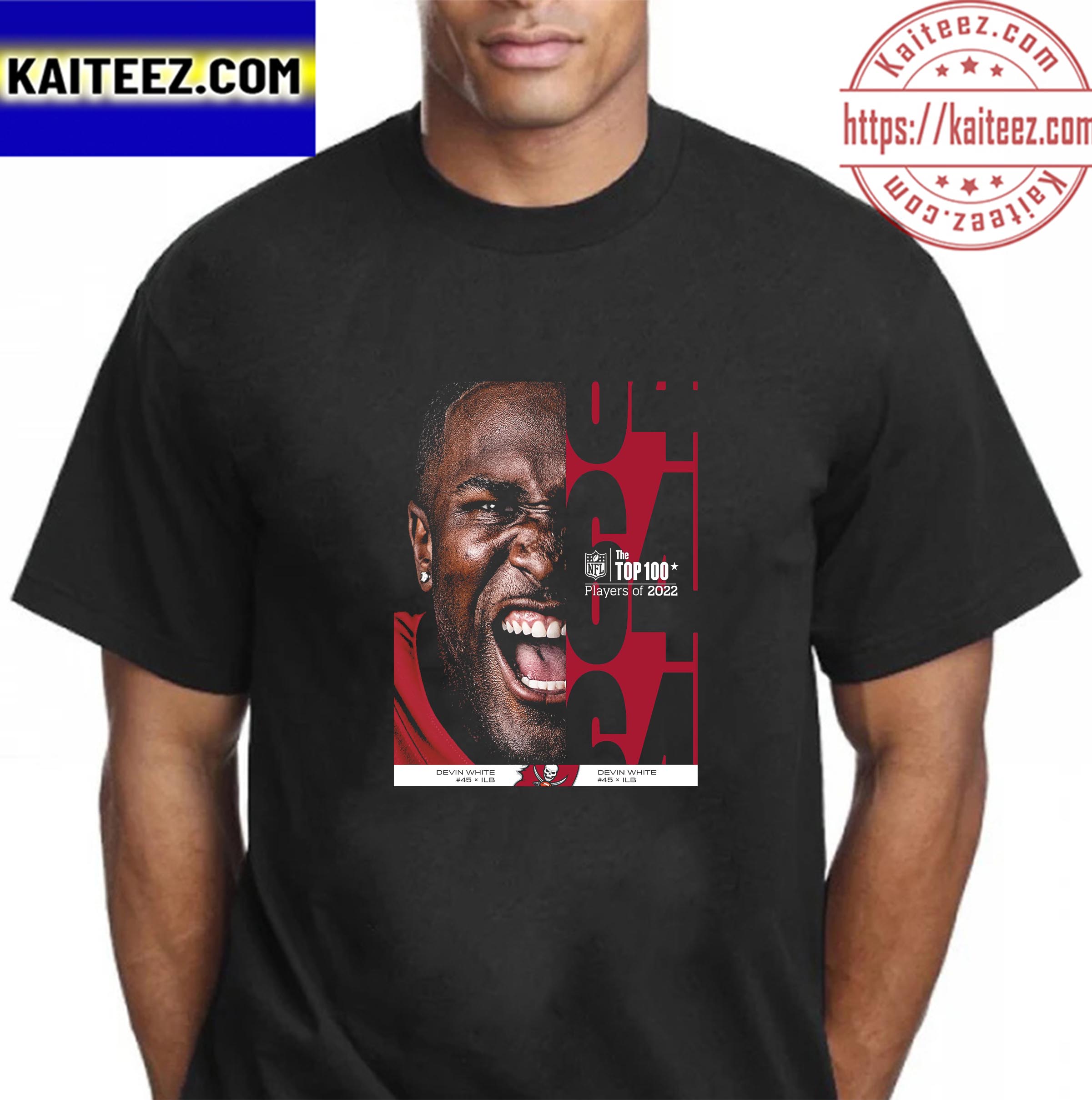 Devin White In The NFL Top 100 Players Of 2022 Vintage T-Shirt - Kaiteez