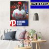 Didi Gregorius Released Philadelphia Phillies Gift Poster Canvas