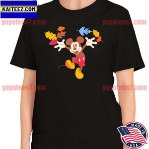 Disney Mickey Mouse Thanksgiving Autumn Fun T-Shirt