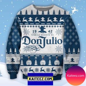 Don Julio Tequila 3D Christmas Ugly Sweater