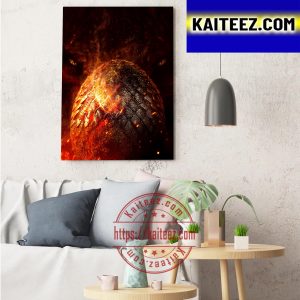 Dragon Egg On HBO Max House Of The Dragon ArtDecor Poster Canvas