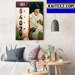 Drew Smyly In MLB At Field Of Dreams Art Decor Poster Canvas