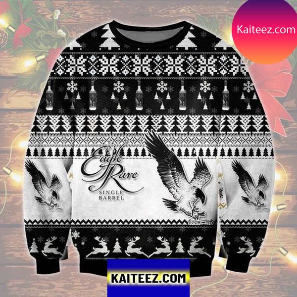 Eagle Rare Single Barrel 3D Christmas Ugly Sweater