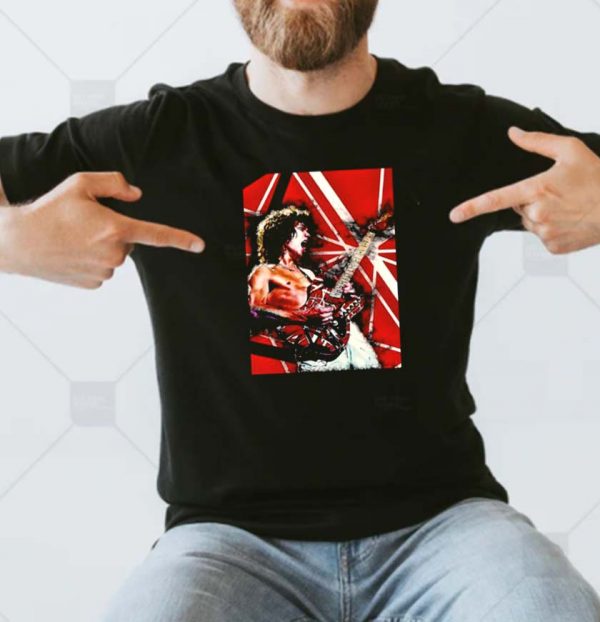 Eddie Van Halen Guitar T- Shirt