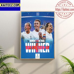 England Are WEURO 2022 Champions Wall Decor Poster Canvas