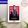 F1 Oracle Red Bull Racing Max Verstappen Wins Hungarian GP Wall Decor Poster Canvas
