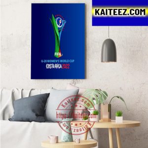 FIFA U20 Women’s World Cup Costa Rica 2022 Logo Art Decor Poster Canvas