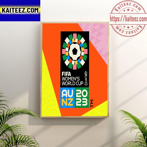 FIFA Women’s World Cup 2023 FIFAWWC Logo Poster Canvas